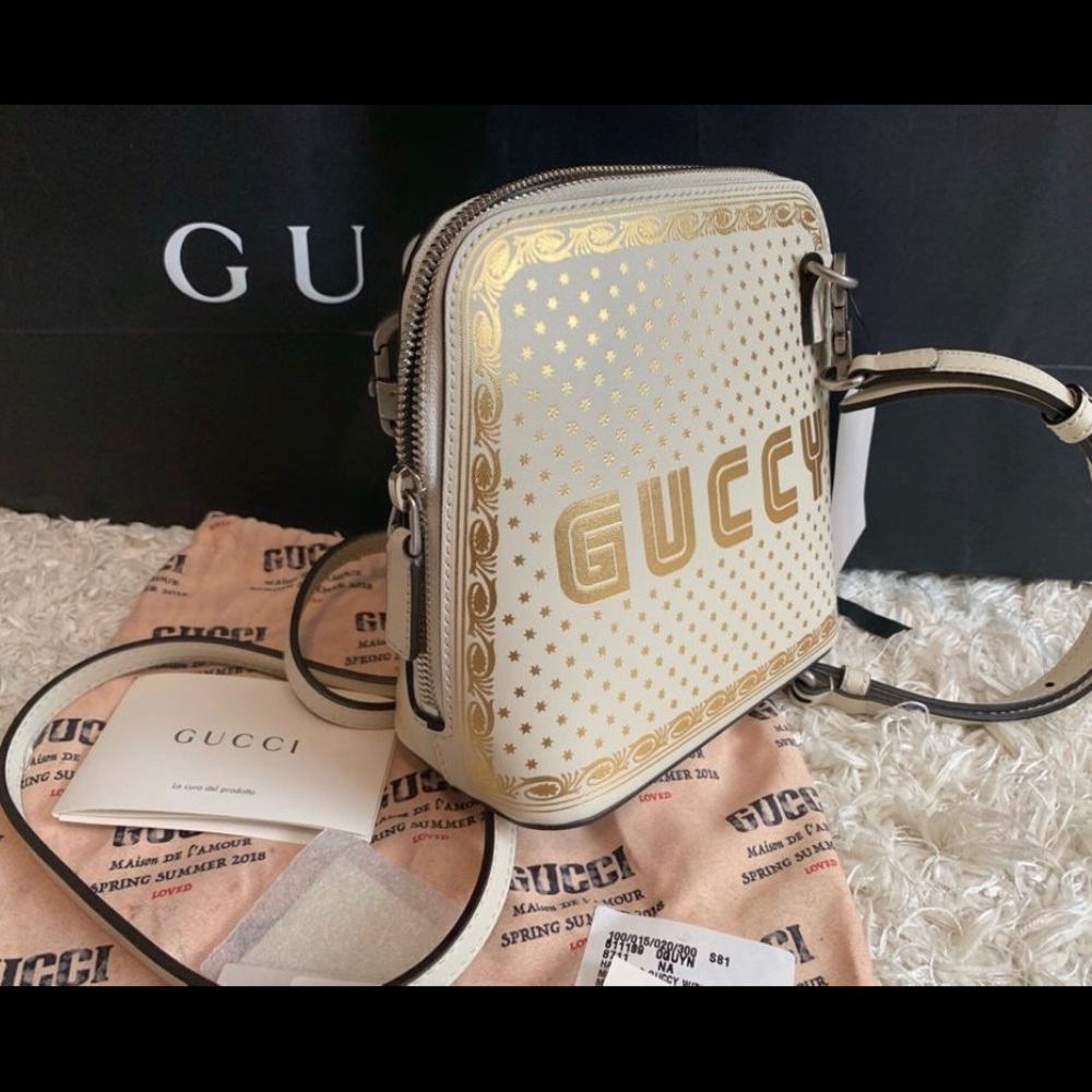 🔥BNWT Gucci ltd Ed collector’s lambskin sega bag - Picture 3 of 8
